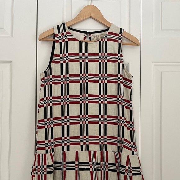 Ace & Jig Black Geo Drop Waist Dress - Picture 1 of 4